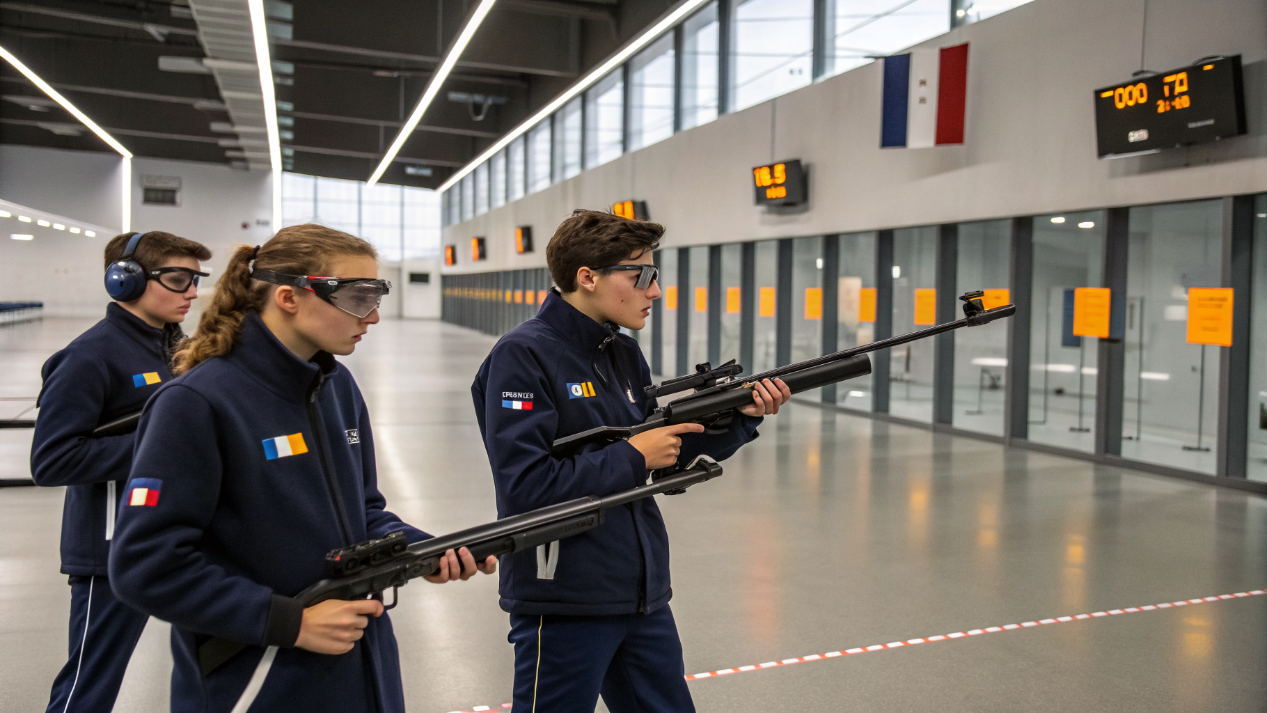 Modern training session at the Cassis facility